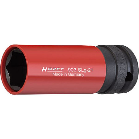 Tubulare si accesorii Tubulara impact Hexagonal 1/2 dimensiune metrica: 21mm pentru jante din aliaj pentru roti cu pereti subtiri lung lungime 85mm HYUNDAI KIA MAZDA TOYOTA HAZET HAZ 903SLG-21
