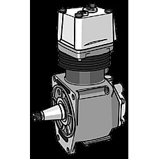 Compresor, instalatie aer comprimat Compresor capacitate 247cm numar de cilindrii: 1 tip de racire: racire cu lichid fara scripete de actionare remanufacturate  RVI MIDLUM KNORR LP 3861