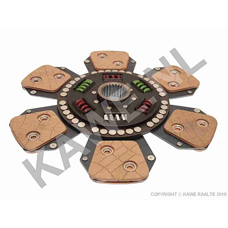 Disc ambreiaj 330mm DEUTZ FAHR AGROLUX HUERLIMANN H PRESTIGE XB XT LAMBORGHINI CROSS / CROSS BASSO FORMULA GRAND PRIX HIGH CLEARANCE N PREMIUM R 1000.4A4-F4L913T KAWE 3483 KW