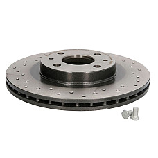 Disc frana Brake disc BREMBO Xtra 1pcs Drilled front  L/R outer diameter 260 mm thickness 20 mm LADA 110 111 112 KALINA KALINA II PRIORA 1.3-2.0 01.95-09.18 BREMBO 09.8903.1X