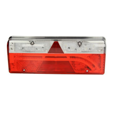 Stop spate Rear lamp L EUROPOINT III LED 24V with indicator with fog light reversing light with stop light parking light triangular reflector connector: ASS2.1 7PIN ASPOCK A25-7000-707