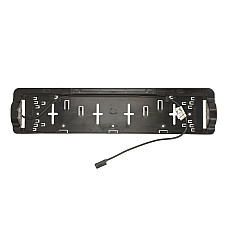 Rama pentru numar de inmatriculare Registration plate frame height: 150mm width: 633mm thickness: 60mm with plate lighting 24V hose length 1000mm LED wire with clasp for flat wire ASPOCK A36-3764-017