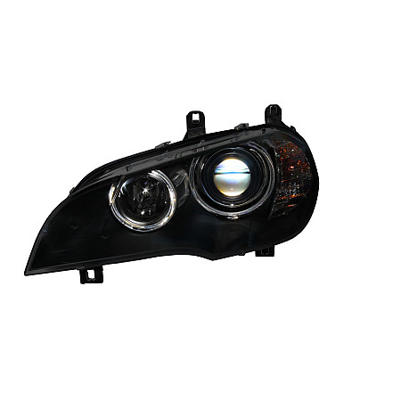 Far Lampa frontala Stanga H1 H10W H7 electric cu motor halogen se potriveste BMW X5 E70 MAGNETI MARELLI 710815021001