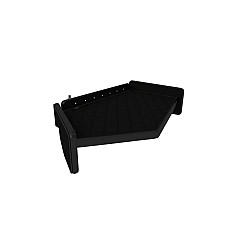 Raft interior cabina ofer Raftul cabinei Panou LED lumina alba mijloc mijloc culoare: negru serie: ELEGANCE VOLVO FH4 F-CORE F-CORE FT36 BLACK