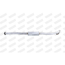 Toba esapamet intermediara Sistem de evacuare a amortizorului NISSAN X-TRAIL I 2.2D 06.01-01.13 WALKER WALK22990
