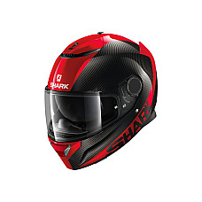Cati integrale Casca casca cu fata intreaga SHARK SPARTAN CARBON SKIN culoare negru/rosu marime 2XL SHARK HE3400E-DRR-XXL