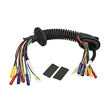 Set de reparat cabluri, haion Fir de cablu Cu furtun lichid de spalare parbriz pentru capacul portbagajului 350mm numar pini: 13 cu capac cu furtun Stanga ALFA ROMEO GIULIETTA 1.4-2.0D 04.10-12.20 SENCOM SEN503016