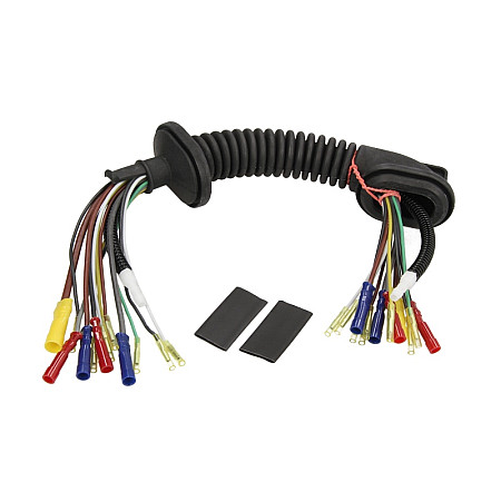 Set de reparat cabluri, haion Fir de cablu Cu furtun lichid de spalare parbriz pentru capacul portbagajului 350mm numar pini: 13 cu capac cu furtun Stanga ALFA ROMEO GIULIETTA 1.4-2.0D 04.10-12.20 SENCOM SEN503016