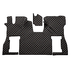 Covor compartiment picioare F-CORE pe intregul etaj scaun pneumatic pentru pasageri cantitate in set 2 szt. material - piele matlasata eko culoare - negru cu fir rosu SCANIA LPGRS 09.16- F-CORE F-CORE FL38 BLACK/RED