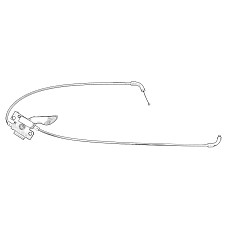 Cablu, capota motor Engine hood cable BMW 5 F10 5 F11 2.0-4.4 06.09-02.17 OE BMW 51 23 7 183 765