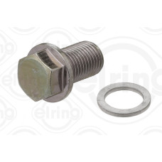 Surub de golire, baia de ulei surubul gaurii de scurgere a golului M14x15 CHEVROLET AVEO / KALOS EPICA LACETTI MATIZ SPARK DAEWOO MATIZ FSO MATIZ HYUNDAI ACCENT III ACCENT IV ELANTRA III 0.8-2.5 06.00- ELRING EL877970