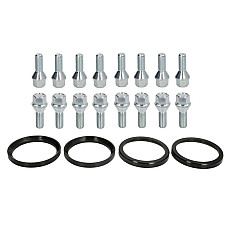 Trusa de montare a jantei de aliaj Fitting kit H 72x601 B M12x15x27 K17 1 kit / 4 wheels - B/N qty 16 MAK MAK 8000000613