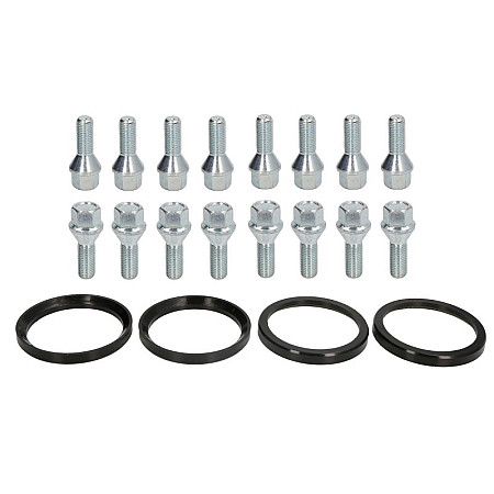 Trusa de montare a jantei de aliaj Fitting kit H 72x601 B M12x15x27 K17 1 kit / 4 wheels - B/N qty 16 MAK MAK 8000000613