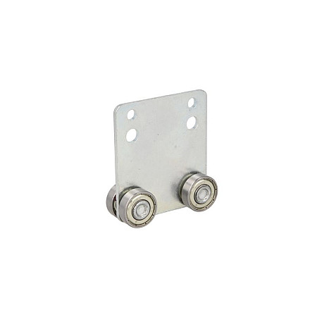 Rola de acoperi Rola culisare acoperis diametru 24mm dimensiune placa 61x70mm 4 gauri CARGOPARTS CARGO-E211