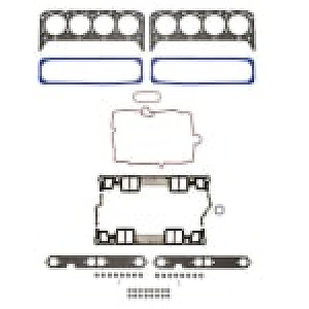 Garnituri de motor de deasupra Engine top gasket set FELPRO MARINE FEL17252