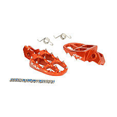 Suport picioare Foot rests and kickstands colour: Orange aluminium contains springs KTM KTM EXC SX SX-F 125/450 2016-2018 ZAP TECHNIX ZAP-EP502OR