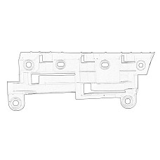 Suport, bara protectie Suport bara Spate Stanga  VW  VW CADDY III CADDY III/MINIVAN 1.2-2.0D 03.04-05.15 OE VW 2K0 807 393