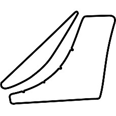 Autoclant protectie caroserie Eticheta de pentru usa spate L Culoare folie transparenta 3M PPF 40 Auto ajustabil fits TOYOTA RAV4 III 1105 1212 BLIC 2000 00 8179011P