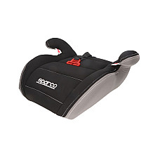 Scaun copil Car seat F100K ECE R44/04 15-36 kg. Black/Grey perforated polyester / plastic / polyester safety seat belts SPARCO SPRO 100KBK