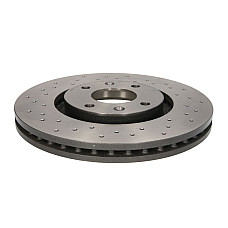 Disc frana Brake disc BREMBO Xtra 1pcs Drilled front  L/R outer diameter 283 mm thickness 26 mm DS DS 3 DS 3 / DS 3 DS 4 CITROEN BERLINGO BERLINGO MULTISPACE 1.0-Electric 02.98- BREMBO 09.9619.1X