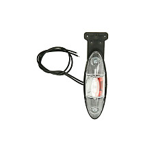 Lampa gabarit Outline marker lights L orange/red/white LED height 120mm width 42mm depth 38mm hang hose length 350 with hanger 12/24V with straight hanger WAS 817L/II W104