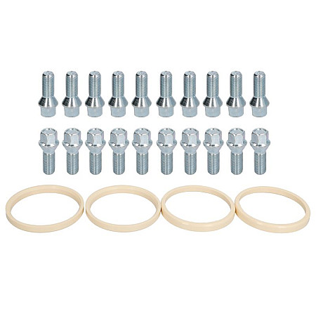 Trusa de montare a jantei de aliaj Fitting kit O 76x671 B M14x15x27 K17 1 kit / 4 wheels - B/N qty 20 MAK MAK 8000000344