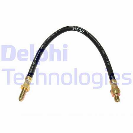 &quot;Furtun frana Furtun/conducta de frana flexibil Fata Dreapta/Stanga lungime 438mm 3/8&quot;&quot;-24UNF/3/8&quot;&quot;-24  LAND ROVER 88/109 MK III 2.3/2.3D 11.71-10.85&quot; DELPHI LH2085