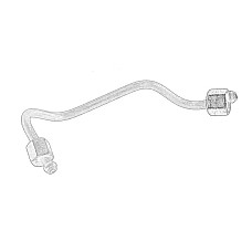 Conducta de inalta presiune, inst. de injectie High-pressure hose 1 cylinder FORD B-MAX C-MAX II ECOSPORT FIESTA VI FIESTA VII FOCUS III FOCUS III/KOMBI GALAXY II KA+ III KUGA II MONDEO IV S-MAX 1.5D/1.6D 06.08- OE FORD 1685827