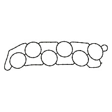 Garnitura, galerie admisie Intake manifold gasket BF175 BF200 BF225 BF250 SIERRA INTERNATONAL LLC 18-0390