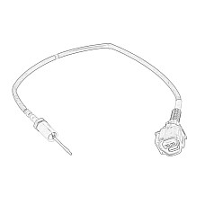 Senzor particule temperatura evacuare ISUZU D-MAX II 06.12- OE ISUZU ISU8982060940
