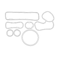 Set garnituri, radiator ulei Oil radiator gasket set NISSAN NV400 PRIMASTAR X-TRAIL III OPEL MOVANO B RENAULT MASTER III 2.0D/2.3D 09.06- OE RENAULT 77 01 478 541