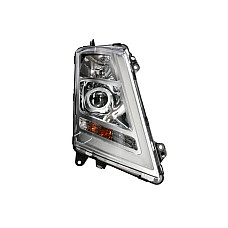 Far Headlamp R D1S/H1/LED/PY21W manual insert colour: chromium-plated indicator colour: transparent VOLVO FH II 01.12- GIANT 131-VT13312UMR