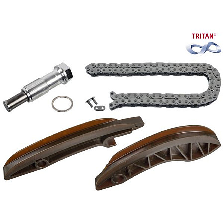 Chit lant de distributie Timing set chain + elements BMW 1 E81 1 E82 1 E87 1 E88 1 F20 1 F21 1 F40 2 F22 F87 2 F23 2 F45 2 G42 2 GRAN TOURER F46 3 E90 3 E91 1.5D-3.0D 09.04- SWAG SW20107254