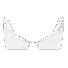 Aparatoare de noroi Mud flaps rear 2 pcs. set CITROEN BERLINGO II PEUGEOT PARTNER II 04.08-03.18 OE PEUGEOT 940367