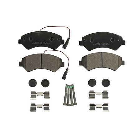 Set placute de frana Fata cu lacat cu suplimente CITROEN JUMPER FIAT DUCATO PEUGEOT BOXER 2.0D-3.0D 04.06- BRECK 24467 00 703 10