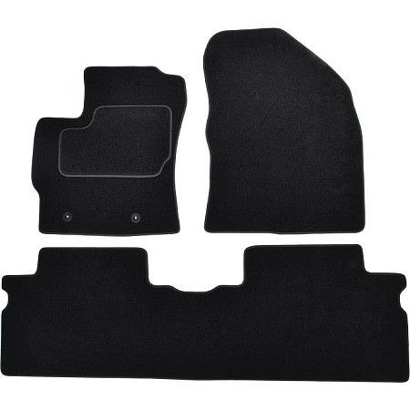 Covoras podea textil Floor mats Velours 3 pcs front/rear set colour neagra TOYOTA VERSO 04.09-08.18 Van 5 places MAMMOOTH MMT A041 TOY355 PRM 01