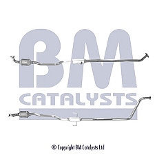 Catalizator EURO 6 CITROEN C1 II PEUGEOT 108 TOYOTA AYGO 1.0 04.14- BM CATALYSTS BM92151H