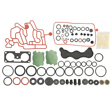 Set reparatie, uscator Air dryer repair kit 932 510 222 0 kit contains: seal valves WABCO SCANIA WACH-MOT WT/WSK.63.15