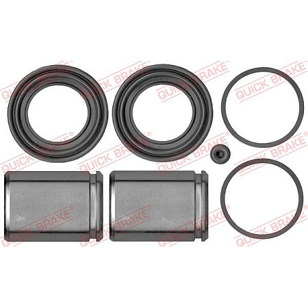 Kit reparare etrier Dreapta/Stanga diametru piston: 44 IVECO DAILY II DAILY III DAILY IV DAILY V RVI MASCOTT NISSAN CABSTAR NT400 CABSTAR RENAULT MASCOTT 2.3D-Electric 01.89- QUICK BRAKE QB114-5036