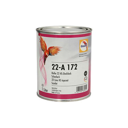 Vopsele Vopsea 1 l rosu acrilic luciu pt caroserie compusi organici volatili: 420 tip de pulverizare: pistol GLASURIT 50410761