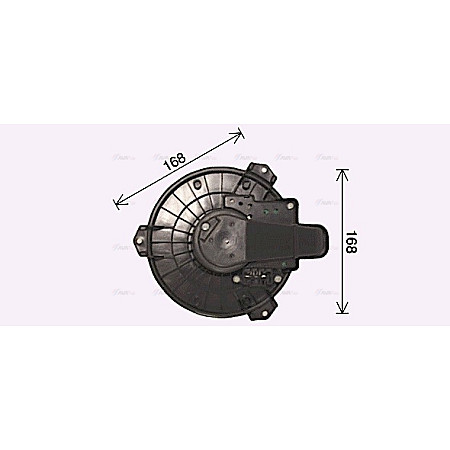 Electromotor, ventilatie interioara Suflanta de aer  LEXUS ES RX TOYOTA CAMRY HIGHLANDER / KLUGER VENZA 2.0-3.5H 01.06- AVA COOLING TO8751 AVA