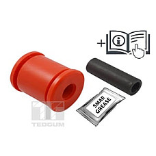 Bucsa din poliuretan, 1pcs, spate leaf spring, Stanga/Dreapta, fata, hardness: 80 Sha, ; FIAT DOBLO, DOBLO/MINIVAN 1.2-1.9D 03.01- - TEDGUM 00218102