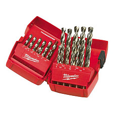 Burghiu Drill bit kit HSS-G 25 pcs drill bit diameter: 1 15 2 25 3 35 4 45 5 55 6 65 7 75 8 88 9 95 10 105 11 115 12 125 13mm intended use material: Non-ferrous metal MILWAUKEE 4932352376