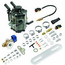 Reductoare pentru instalaii secveniale Sequential installation vaporizer STAG R02 TWIN vehicle power up to 280HP solenoid valve input diameter 6mm R02 AC LPG WGM4210AH