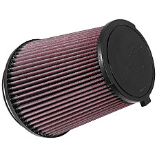 Panou de filtrare (cartus) Sports air filter - Round dl.: 184mm szer.: 142mm wys.:202mm  FORD USA MUSTANG 5.2 11.15- K&amp;N FILTERS E-0649