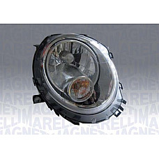 Far Lampa frontala Dreapta halogen H4/P21W electric cu motor culoare insert: cromat culoare semnalizator: alb MINI R56 R57 CLUBMAN R55 CLUBVAN R55 MAGNETI MARELLI 710301225304