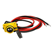 Cabluri de pornire Emergency start cables length 3m NATO socket no nut ring spanner M10 with seal colour yellow TRUCKLIGHT EC SO35 2 Y B NAK 3M
