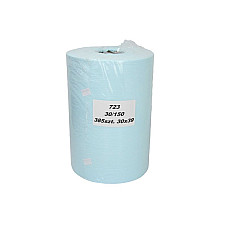 Lavete si carpe absorbante de praf Dust absorbing cloth 385 leaves dust-free specialist cleaning agent resistant to solvents detergents and oil-derivatives turquois - PZH certificate - roll 30cm/150mb with very high absorption ENGITECH ENT120102