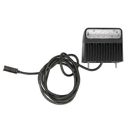 Iluminare numar de circulatie Licence plate lamp REGPOINT II LED 12/24V 83x45x100mm hose length: 2000mm connector: CLICK-IN ASPOCK A36-3864-017