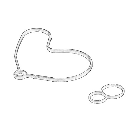 Garnitura, pompa vacuum Vacuum pump gasket set contains 038 109 293 038 109 293A AUDI A2 A3 A4 A6 FORD GALAXY SEAT ALHAMBRA AROSA CORDOBA IBIZA III IBIZA IV LEON TOLEDO II SKODA FABIA I 1.2D-2.0D 03.95-12.10 OE VW 038 198 293